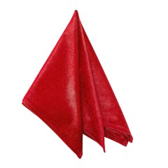 Салфетки красные (велюр)