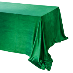 Скатерти темно-зеленый прямоугольные (велюр) 5м*2.8м