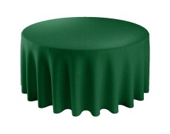 Скатерти темно-зеленые круглые (велюр) 3.4 м