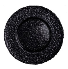 Подтарельник «Кринкл» черный 33 см