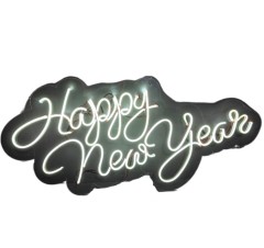 Неоновая надпись «Happy New Year»