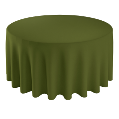 Скатерти хаки круглые (велюр) 3.4 м