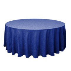 Скатерти тёмно-синие круглые (петек) 3.4 м