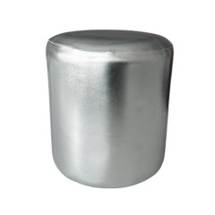 Пуф «Ролл» серебро (космос)