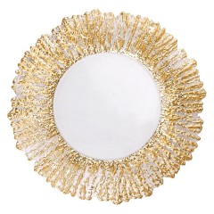 Подтарельник «Сен-Тропе» золотой 33 см