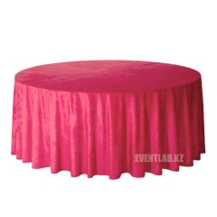 Скатерти коралловые круглые (велюр) 3.4 м