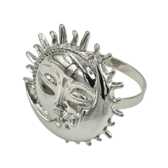 Кольца для салфеток «Гелиос» серебро