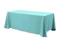 Скатерти бирюзовые прямоугольные (петек) 5м*2.8м