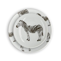 Сервировочные тарелки «Сафари-зебра» комплект