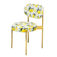 Стулья «Ронди» золотые лимонные