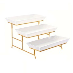 Подставка «Тривэл» бело-золотая