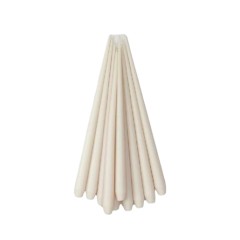 Свечи AUNJELIN 30 см, упаковка 5 шт. — молочные