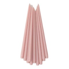 Свечи AUNJELIN 40 см, упаковка 5 шт. — бледно-пудровые