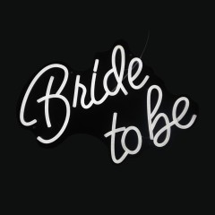 Неоновая надпись «Bride to be» (горизонтальная)