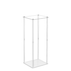 Прямоугольные стойки прозрачные (акриловые) 80 см