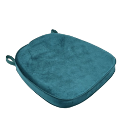 Подушки на стулья изумрудные (велюр) (дополнительно)