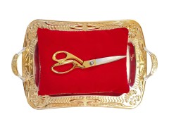 Реквизит для церемонии разрезания красной ленты 43х29 см