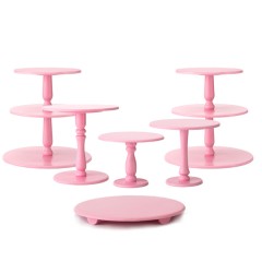 Комплект подставок «Лондон» (розовые)