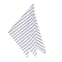 Салфетки бело-голубая полоска (хлопчатобумажная ткань)