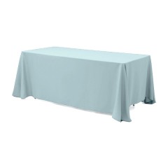 Скатерти мятные прямоугольные (велюр) 5м*2.8м