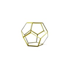 Флорариум «Бона» золото