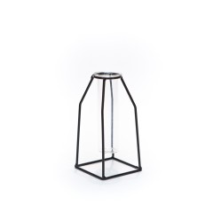 Ваза для одного цветка «Салли» черная 17 см