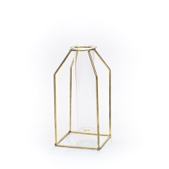 Вазы для одного цветка «Салли» золото 22 см