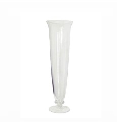 Ваза стеклянная «Конус» 48 см
