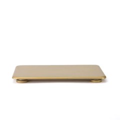 Подставка «Лондон» прямоугольная (белое золото)