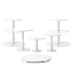 Комплект подставок «Лондон» (белые)