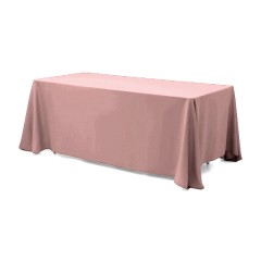 Скатерти темно пудровые прямоугольные (велюр) 5м*2.8м