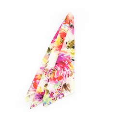 Салфетки акварельные цветы (ХБ стрейч)