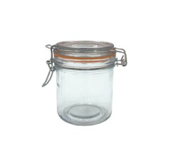 Баночка стеклянная с крышкой 10 см