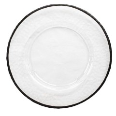 Подтарельник с черным кантом «Ахола» 34 см