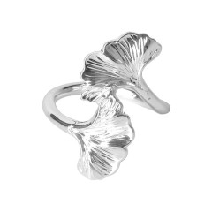 Кольца для салфеток «Гинкго» серебрянные